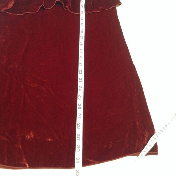Alice + Olivia Velvet Slip Mini Dress Spaghetti Strap Mini Dress Size XS - Picture 7 of 7
